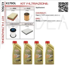 Kit tagliando filtri chevrolet - tagliando,