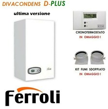 Caldaia condensazione Divacondens D PLUS F24 Ferroli kit fumi e cronotermostato