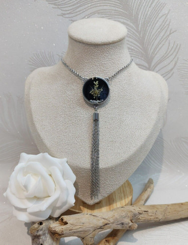 Collana donna acciaio ciondolo