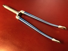 Forcella alluminio blu vintage