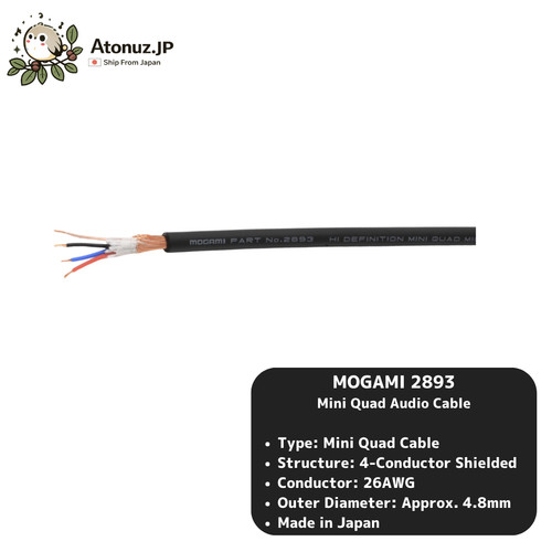 Mogami w2893 mini quad audio - mini,