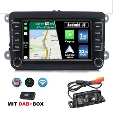 Telecamera posteriore autoradio DAB+ 7" Carpaly per VW GOLF 5 6 Touran Tiguan Polo GPS