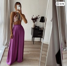 Pantalone Zara effetto raso