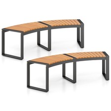 Panca curva patio con - da,