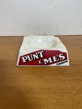 POSACENERE VINTAGE PUNT E MES CARPANO PUBBLICITARIO VETRO CERAMICA BAR