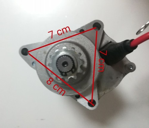 Motorino avviamento fori - avviamento,