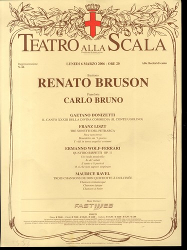 Teatro alla scala - scala, locandina