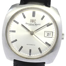 Orologio Uomo Automatico IWC SCHAFFHAUSEN Data 36MM Vintage Quadrante Argento_820477