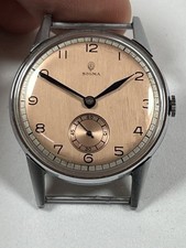 Orologio SIGMA vintage quadrante color salmone - N.O.S. vintage watch anni '40