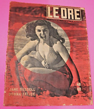 Rivista  ORE Blocco 1 / 346  MARILYN LOREN KOSCINA BARDOT LOLLOBRIGIDA 1953 !!