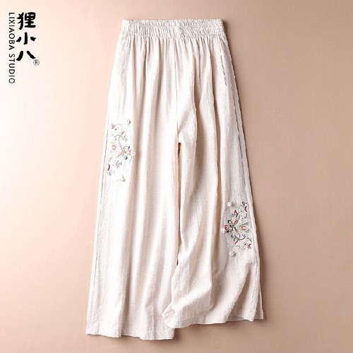Pantalone donna cotone sottile