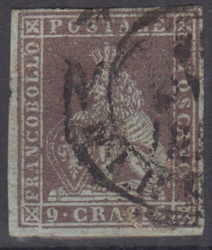 Toscana 1851 marzocco 9 - toscana,