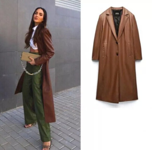 Zara nuovo trench donna lungo - zara,