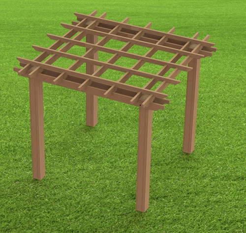 Garden pergola woodworking - garden,