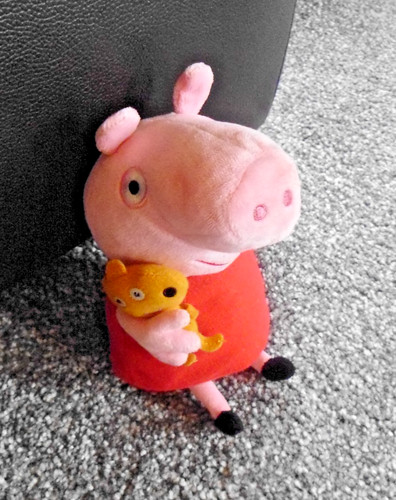 Peppa pig peluche giocattolo - peppa,