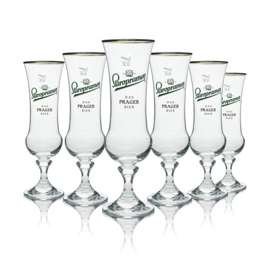 Bicchieri birra staropramen - birra,