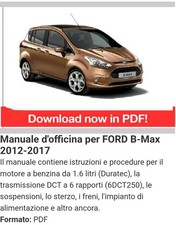 Manuale officina per ford - manuale,