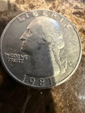 Quarto di dollaro 1981 con