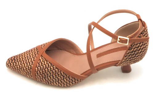 Cafe noir 9221 slingback rafia - cafe,