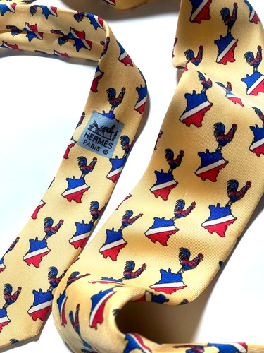 Cravatta hermes vintage - vintage, gallo