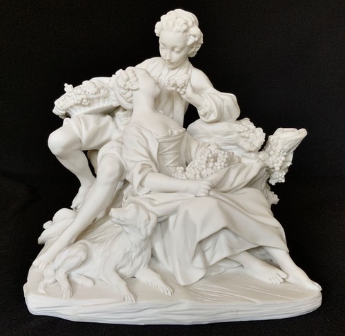 Statua porcellana biscotto - statua,