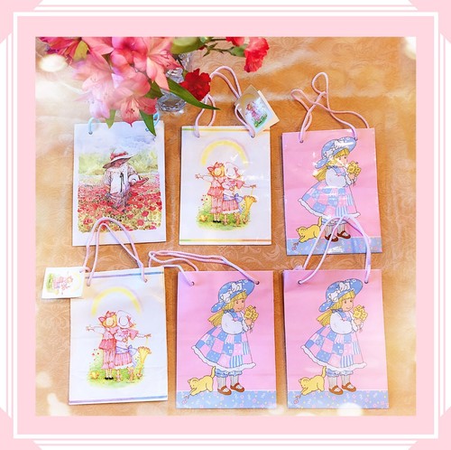 Sacchetto regalo vintage holly - sacchetto,