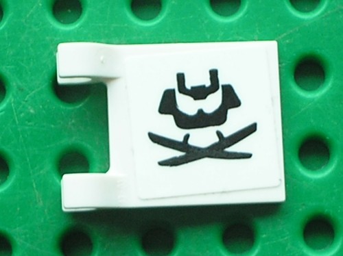 Lego white flag - 2, 2