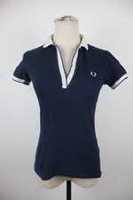 FRED PERRY POLO MAGLIA DONNA COTONE TG. S WOMAN COTTON SHIRT CASUAL VINTAGE