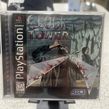 Clock Tower PS1 PlayStation 1 Completo CIB Nero + Scheda di Registrazione