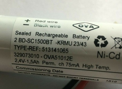 Batteria ricambio lampade - batteria,