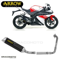 Impianto completo YAMAHA YZF R125 2016 ARROW ALU Nero THUNDER