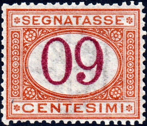 Regno 1890 segnatasse - segnatasse,