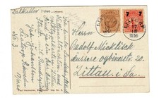 Cartolina Ragazze sul prato, Svezia Liatorp, 1929 per Littau