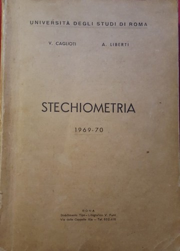Chimica stechiometria - -,