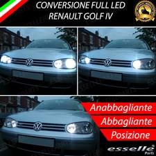 KIT FARI FULL LED VOLKSWAGEN GOLF IV ANABBAGLIANTI ABBAGLIANTI E LUCI POSIZIONE