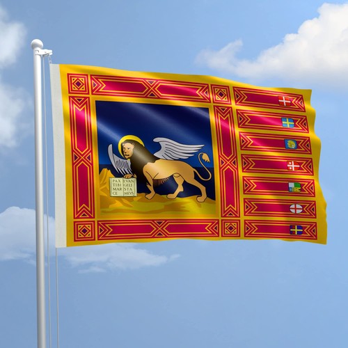 Bandiera veneto 100x150 in - veneto,