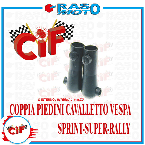 Coppia piedini cavalletto - coppia,