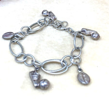 BRACCIALE ANNI 70 CON CHARM IN