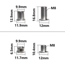 Set 5 bulloni catena bici mtb