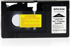 Cassette Adapter for Camcorders SVHS VHS-C to VHS, Compatible 12mm, Motorized...