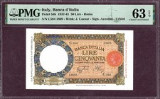 Italia banconota lire - lire, 1940