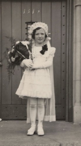 Vestito bianco bambina che