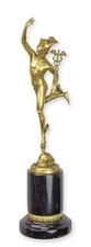 Scultura bronzo lucido