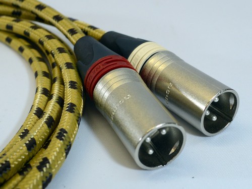 2x1 metri cavo xlr vintage - metri,