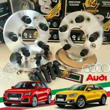 4 DISTANZIALI 5x112 57.1 da 16+20 + 20 BULLONI NERI PER AUDI Q2/GA Q3/8U/F3 S-RS