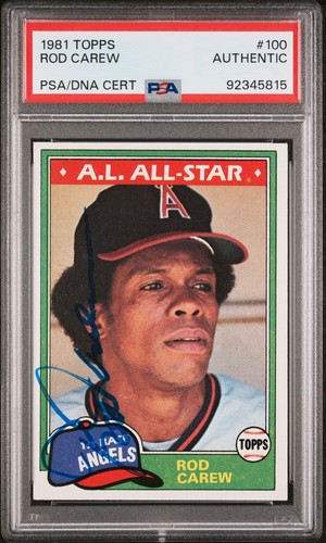 1981 topps 100 rod - 1981, hof