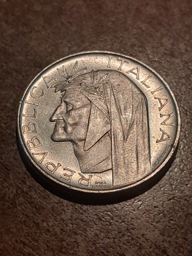 500 lire dante argento - lire,