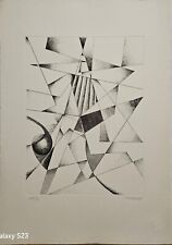 Osvaldo Peruzzi, Acquaforte Su carta, 1970, stampa 32,6x24,5 cm.