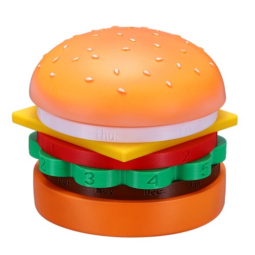 Calendario burger legno - burger, in