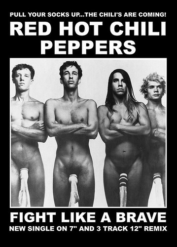 Poster red hot chili peppers - red,